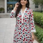 Women’s Floral Printed Cotton Kurti
