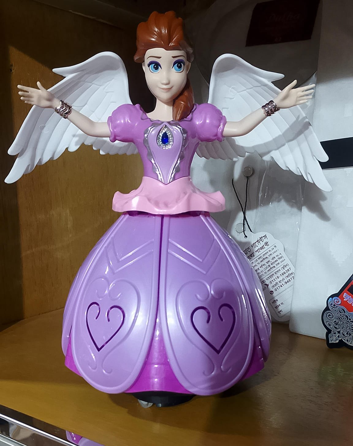 202604150808262-4.jpeg Angel Girl Musical Dancing Doll – Rotating Princess Toy - Image 1
