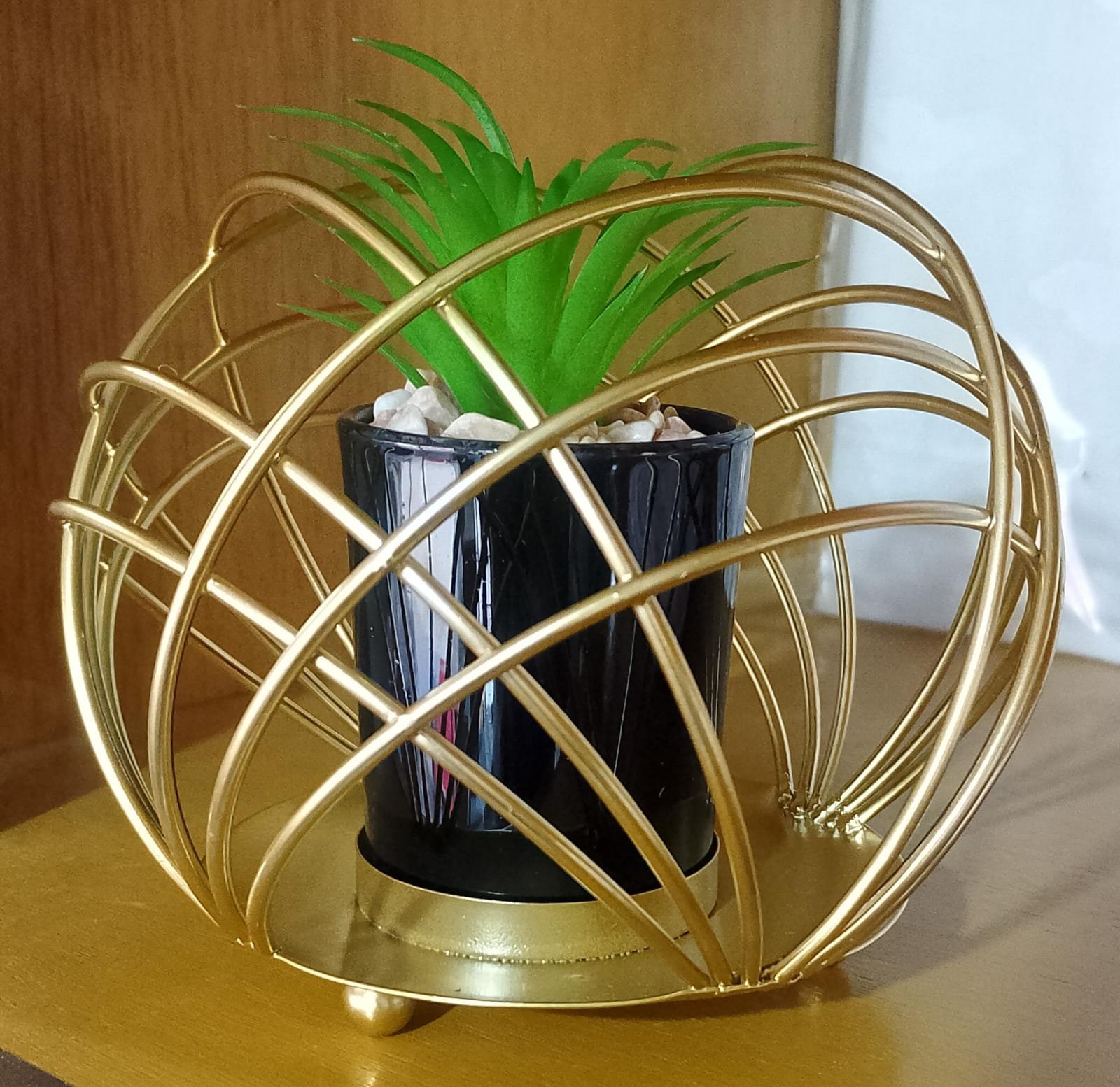 202604160819062-3.jpeg Artificial Plant With Metal Stand For Home Decoration - Image 1