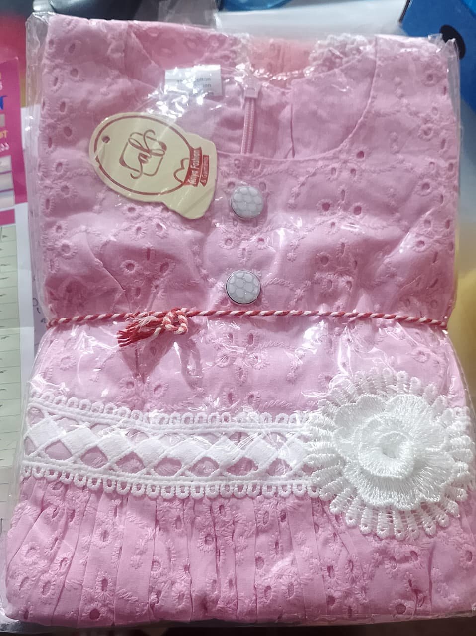 202604190821542-3.jpeg Baby Frock With Golap (ghe)-16-20 - Image 1