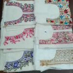 Embroidery hand work indian single kamij