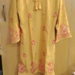 Mustard Yellow Floral Kurti