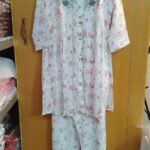 Ladies soft fabric t shirt plazzo set