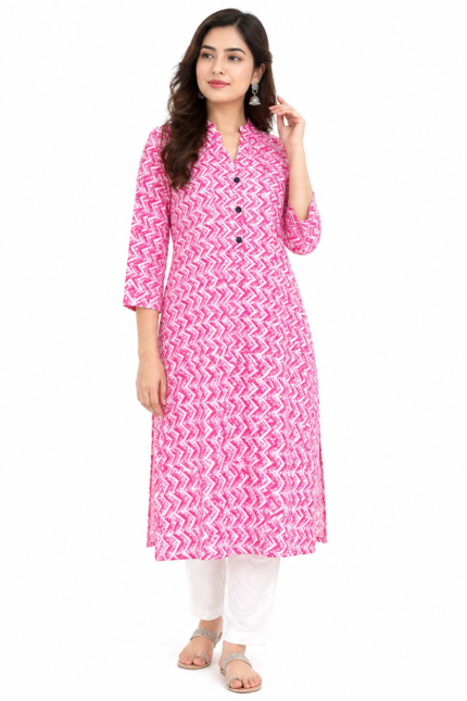 Skin Print Kameez one Piece