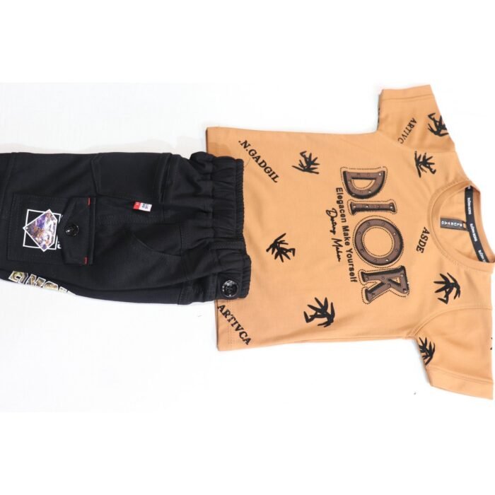 Boys t-Shirt & Short Pant-01 - Image 2