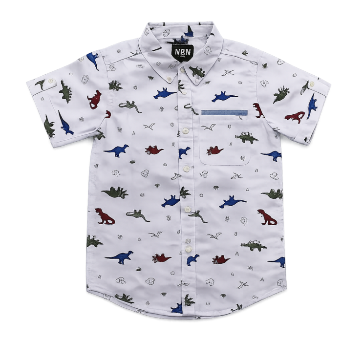 Boys Ban Coller Shirt BS-47 - Image 3