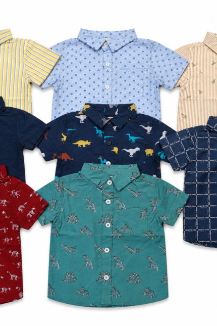 Kids casual button down shirt