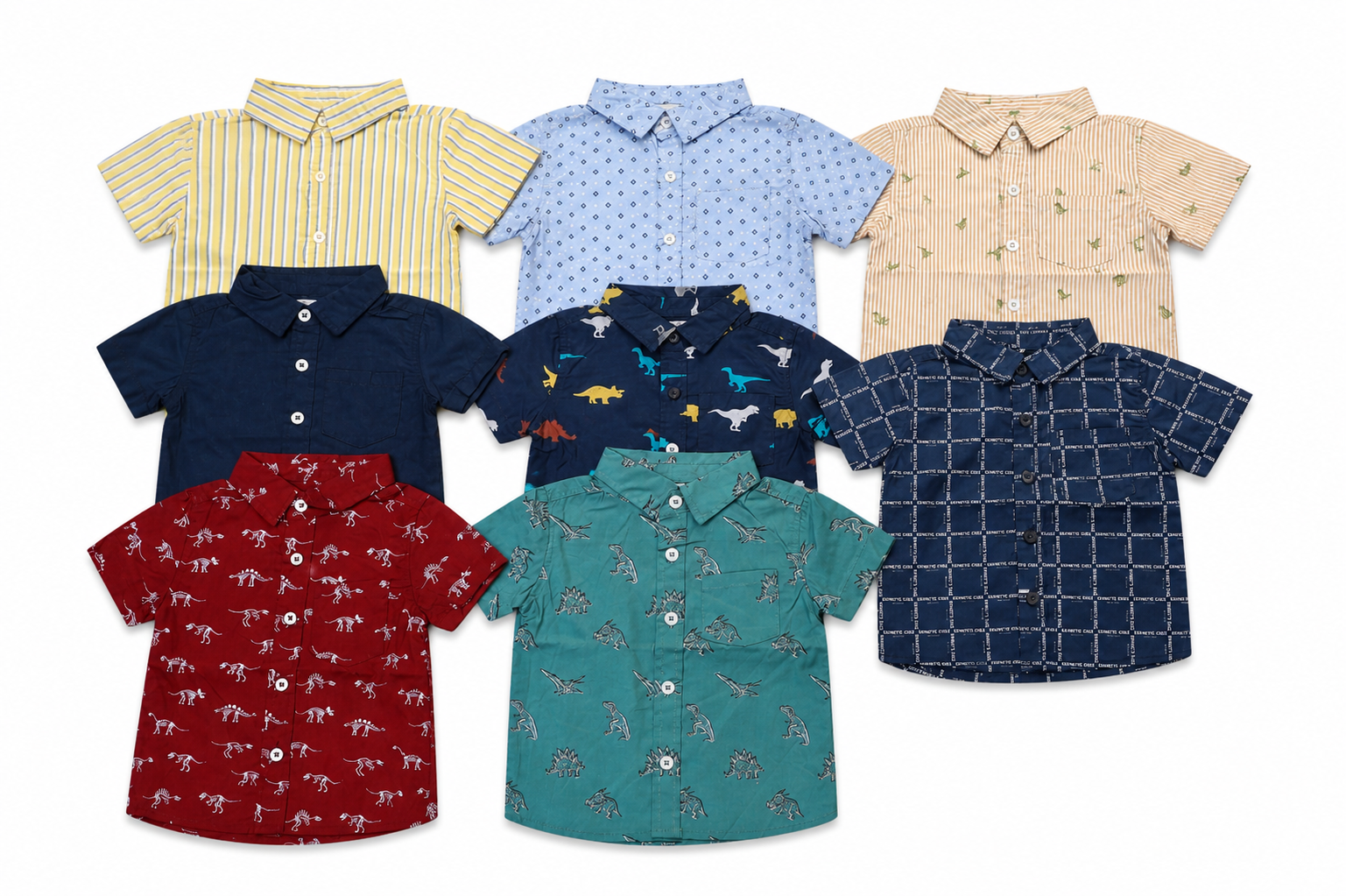 202605050355081-5.png Kids casual button down shirt - Image 1