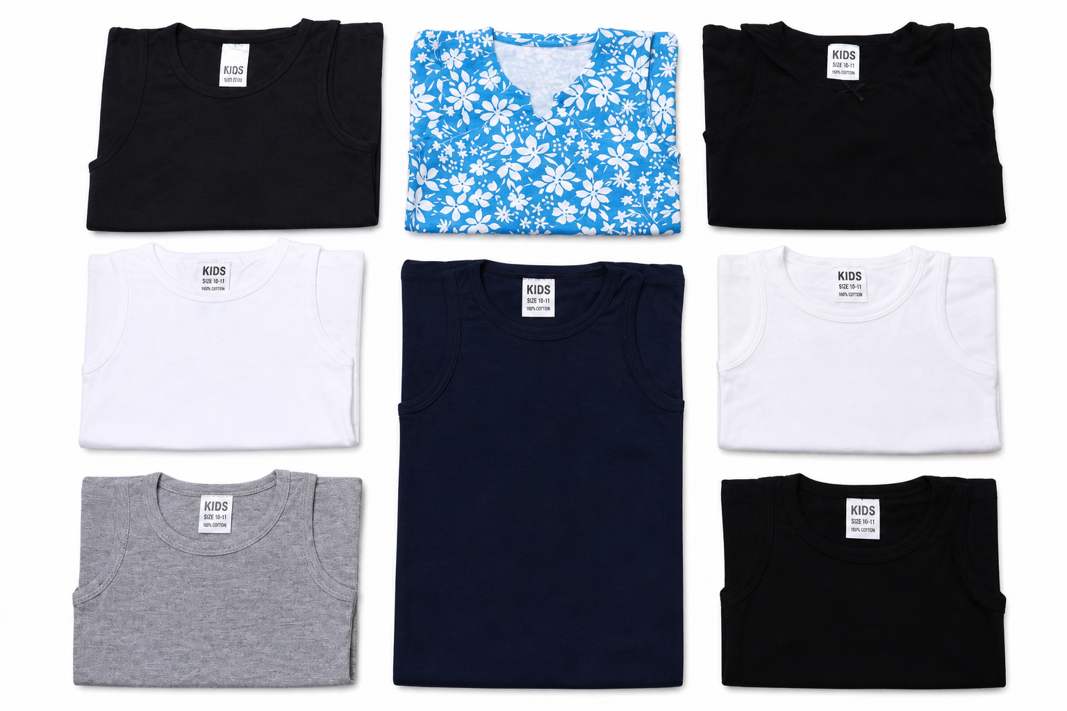 202605050416541-5.png Boys/Girls Sleeveless Cotton Tank Top - Image 1