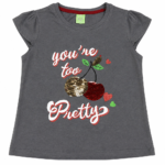 Girls Printed T-shirt Top