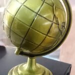 Metal World Globe with Stand small