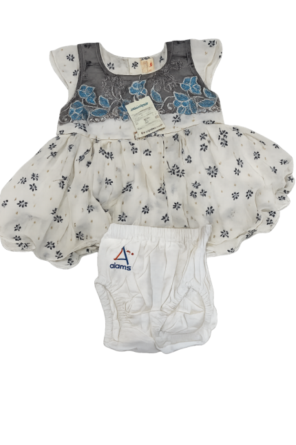 Snow Blossom Baby Dress